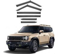 CJYCJY Set di 4 deflettori Antivento per ICH-X K3 MK1 2023-2025, Deflettori Auto, Parapioggia, Deflettori Integrati Antivento Antipioggia Sole Accessori,6PC