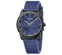 Orologio Uomo CK CALVIN KLEIN EVIDENCE K8R114VN Silicone Blu Nero SWISS MADE