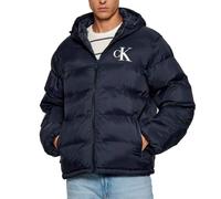 Calvin Klein Blu Poliammide Men's Jacket - XL