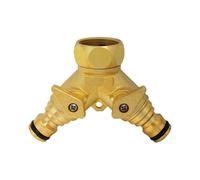 CK Tools G7918 Sistemi Di Irrigazione Connettore A Due Vie Per Rubinetto 3/4"
