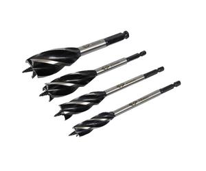 CK Tools T2943S4 Fast4 Legno Punte per Trapano Set Di 4
