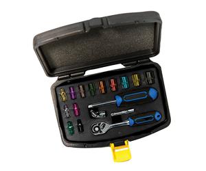 CK Tools T4658 Presa Set, 0.6cm, Codice Colore, 17-pcs