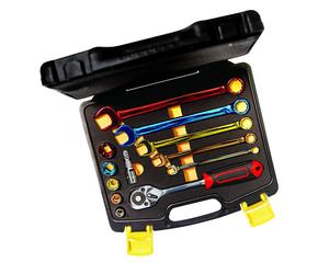 CK Tools T4659 Presa E Chiave Set, 1cm, Codice Colore, 12-pcs