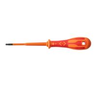 CK Tools T49246 Dextro VDE Ultra-Sottile Modulo Cacciavite SL-PH2U X 125 MM