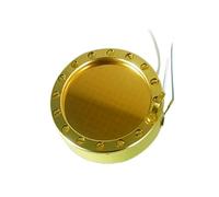 CK12 Microfono da studio con capsula for microfono con terminazione sul bordo singolo, diaframma dorato grande, elemento Pro fai da te, filo di ricambio cardioide da 34 mm(Double sided)