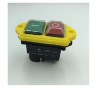 CK21 2-Button IP54 Waterproof Botton 5-Pin Momentary Electromagnetic Switch 250VAC 16A(12) A 5E4 Cutting Machine IINKUEYK(CK21 5-Pin)