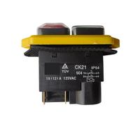 CK21 Interruttore a pulsante elettromagnetico impermeabile a 4 pin Interruttori a on-off 125 V/250 V 16 A