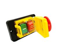 CK5 AC250V 4 pin Start Stop No Volt Release Push Switch Comune a macchine for falegnameria e lavorazione dei metalli