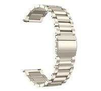 CKAKZTPTEV 22mmQuick Release Stainless Steel Replacement For MenWomenMetalChain Watch Strap(Starlight)