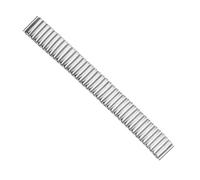 CKAKZTPTEV Elastic Stainless Steel Watch Band 18mm 20mm Women Men Strap Silver Gold Bracelet Expansion Wristband Tool Watches Accessories(Silver,20mm)