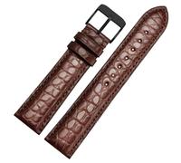 CKAKZTPTEV Leather Strap Replacement Strap Smart Watch Strap Unisex(A-brown-black,21mm)