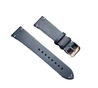 CKAKZTPTEV Leather Watch Strap Replacement Watch Strap Smart Watch Strap Unisex(DarkBlue,20mm)