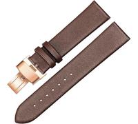 CKAKZTPTEV Unisex Quick-release Leather Replacement Strap(Blue Pink,22mm)