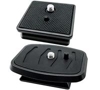 CKANDAY 2 adattatori da 41 mm e 43 mm per treppiede a sgancio rapido, 2 misure QR Release Camera Treppiede testa a sfera ricambio compatibile con Ambico Sunpak Kalimar Zomei treppiede Mount