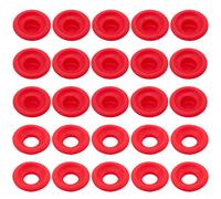 CKANDAY 50 guarnizioni in gomma siliconica,2 tipi di guarnizioni ad alta pressione a prova di perdite per tappo EZ Swing Flip Top Guarnizioni per bottiglie di birra birra birra soda sigillatura,rosso