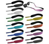 CKANDAY Confezione da 10 cinghie galleggianti per occhiali da sole, 10 colori resistenti galleggianti antiscivolo in neoprene morbido per sport attività all'aria aperta acqua uomini donne bambini