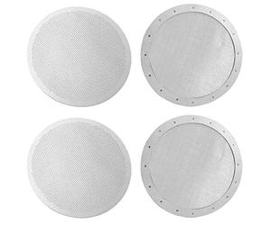 CKANDAY Confezione da 4 filtri da caffè riutilizzabili di alta qualità per macchine da caffè Aerobie vecchie/nuove, 2 tipi di micro filtri a maglia fine in acciaio inox, lavabili in acciaio inox