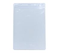 CKB Ltd® - 10 buste verticali trasparenti formato A5, formato A5, formato A5, con tasca in plastica, misura extra grande, per ritratto 25 x 17 cm, per biglietti formato A5, fino a 166 x 220 mm