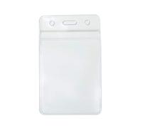 CKB LTD 10 x Show Verticale Porta Badge Custodie per Badge in Plastica Identità ID Tasca Sacchetti Portabadge 11 x 6.8cm dimensioni inserto 9 x 6,5cm Carta di Credito Tesserino di Riconoscimento