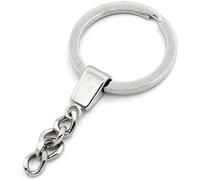 CKB Ltd 50x Deluxe Blank Keyrings Portachiavi Key Ring Strong Chain Rings Portachiave Anello Catena Wholesale CKB23635-50