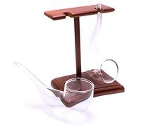 CKB LTD Confezione da 2 bicchieri da brandy con espositore in legno da 75 ml