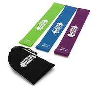 Ckb Ltd Confezione da 3 bande elastiche di resistenza per esercizi, per caviglia e gamba, per il fitness a casa o in palestra, in lattice naturale, ideali per allenamenti, pilates, yoga