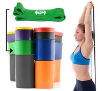 CKB LTD® Fitness Resistance Bande Di Resistenza - Pull Up Bande - Esercizio Loop Band Corpo Stretching, Resistenza Di Addestramento | UNITÀ SINGOLA | Trazioni alla Sbarra Assistite I Fasce Elastiche per l'Allenamento | Powerlifiting I Loopband I Resistance Band I Allenamento per uomini e donne