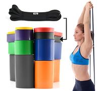 CKB LTD® Fitness Resistance Bande Di Resistenza - Pull Up Bande - Esercizio Loop Band Corpo Stretching, Resistenza Di Addestramento | UNITÀ SINGOLA | Trazioni alla Sbarra Assistite I Fasce Elastiche per l'Allenamento | Powerlifiting I Loopband I Resistance Band I Allenamento per uomini e donne