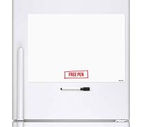 CKB Ltd lavagna magnetica bianca bianca cancellabile a secco lavagna magnetica per frigorifero con pennarello lavagna bianca e penna cancellabile grande agenda giornaliera A4