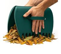 CKB LTD Set di 2 palette, rastrelli in plastica leggera per foglie, erba, rifiuti da giardino, rifiuti da cortile, resistenti e facili da usare, paletta per la pulizia