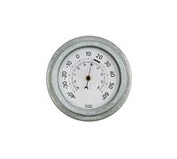 CKB LTD® Termometro da giardino vintage da esterni, per interni ed esterni, realizzato in acciaio zincato resistente alle intemperie, quadrante analogico tradizionale, montaggio a parete, ideale