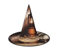 CKGODGF American West Rodeo Print Wizard, accessori per costume da mago, cappello intero per Halloween, adatto per giochi di ruolo per feste, 1 pezzo