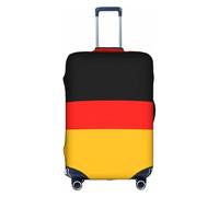 CKGODGF Copertura elastica dei bagagli della stampa della bandiera della Germania, copertura dei bagagli personalizzata con la cerniera., bianco, XL