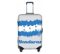 CKGODGF Copertura elastica per bagagli con stampa bandiera blu Honduras, copertura per bagagli personalizzata con cerniera., bianco, L
