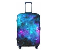 CKGODGF Copertura elastica per bagagli con stampa cielo stellato viola, copertura per bagagli personalizzata con cerniera., bianco, XL
