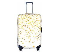 CKGODGF Copertura elastica per bagagli con stampa di stelle e macchie sognanti sparsed, copertura per bagagli personalizzata con cerniera., bianco, XL