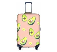 CKGODGF Molte Immagini Avocado Stampa Copertura Elastica Dei Bagagli,Personalizzato Copertura Dei Bagagli con Cern, bianco, S