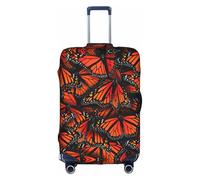 CKGODGF Monarch Butterflies. Stampa elastica bagagli copertura,copertura bagagli personalizzata con cerniera., bianco, M