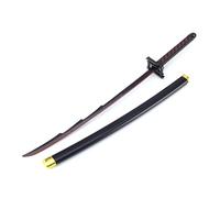 CKHOF Kurosaki Ichigo Sword Models Ornament Collection Ichigo Bankai Sword Katana Zangetsu Sword Models (Black-10.23)