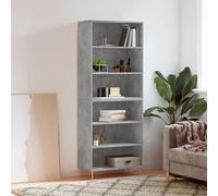 CKioict Armadietto multiuso per camera da letto, mobili high-board, grigio cemento, 69,5 x 32,5 x 180 cm, in legno per corridoio, camera da letto, soggiorno