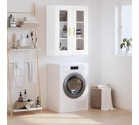 CKioict Armadio per soggiorno, consolle, multiuso, bianco, 69,5 x 34 x 90 cm, per ingresso, corridoio, soggiorno