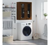 CKioict Armadio per soggiorno, consolle, multiuso, effetto quercia, 69,5 x 34 x 90 cm, per ingresso, corridoio, soggiorno