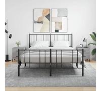 CKioict Comodini moderni, facili da montare, 2 pezzi, grigio Sonoma, 40 x 35 x 47,5 cm, materiale in legno per piccoli ambienti, soggiorno, camera da letto