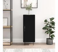 CKioict Consolle Armadietto da cucina, credenza, nero, 34,5 x 34 x 90 cm, in legno per ingresso, corridoio, soggiorno