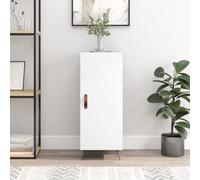 CKioict Consolle - Armadietto da cucina, in legno bianco, 34,5 x 34 x 90 cm, per ingresso, corridoio, soggiorno