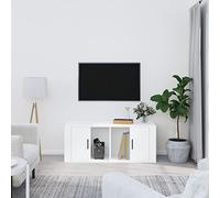 CKioict Mobile pensile per TV, per soggiorno, mobile, mobile, mobile, bianco, 100 x 35 x 40 cm, materiale in legno, adatto per studio, hotel, lounge