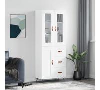 CKioict Mobile per soggiorno, consolle, multiuso, bianco, 69,5 x 34 x 180 cm, materiale in legno, per ingresso, corridoio, soggiorno
