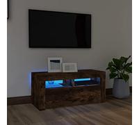 CKioict Mobiletto moderno per TV con luci a LED, 90 x 35 x 40 cm, per soggiorno e sala da pranzo