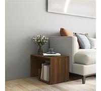 CKioict Moderno tavolo da consolle per divano, tavolo da telefono, tavolino marrone effetto quercia, 59 x 36 x 38 cm, materiale in legno per corridoio, ingresso, soggiorno, camera da letto