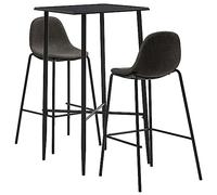 CKioict Panchina angolare per sala da pranzo, cucina, set da 3 pezzi, in tessuto grigio scuro, adatto per sala da pranzo, cucina, soggiorno